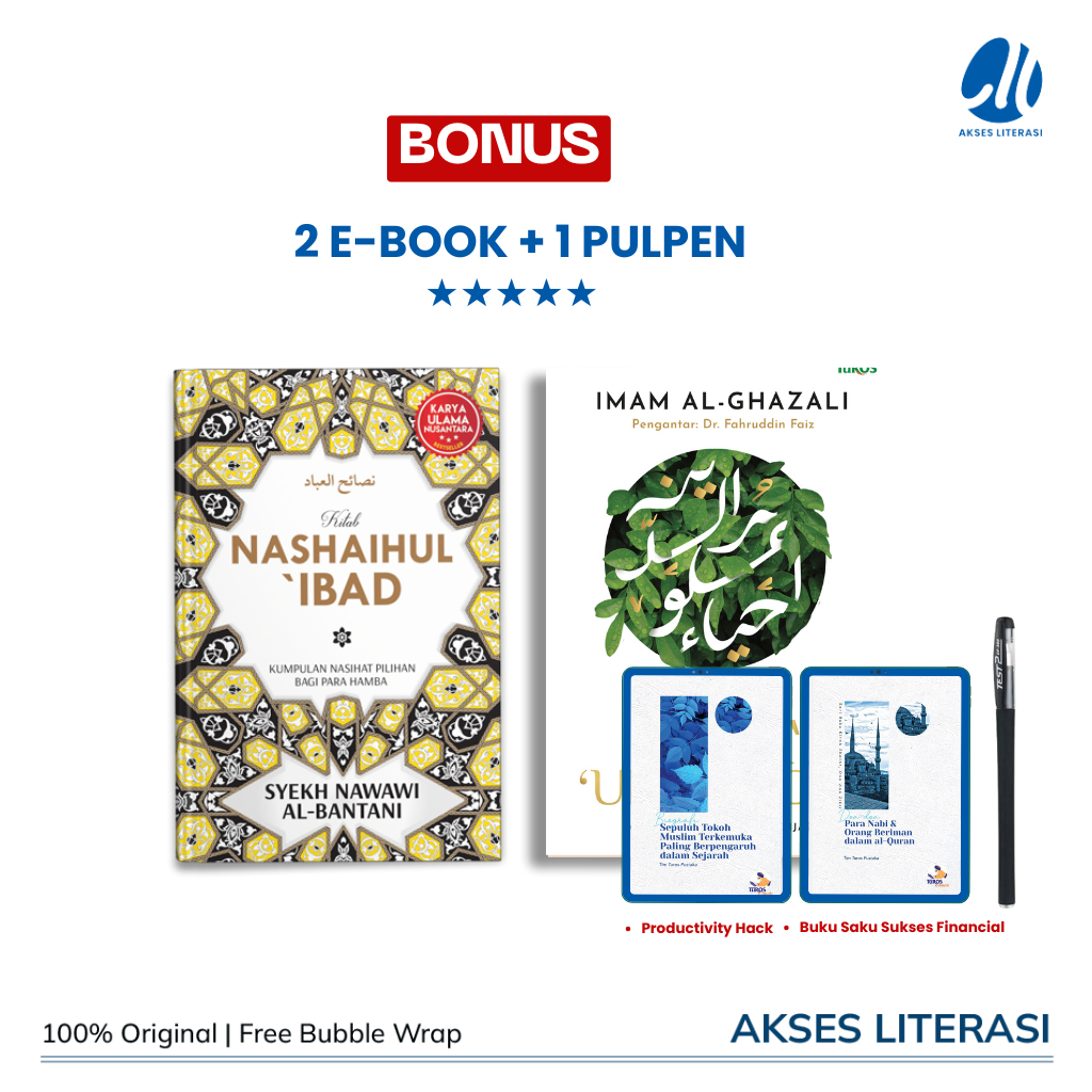 [PAKET MUSLIMAH]Buku Nashaihul Ibad & Buku Ihya  Ulumuddin