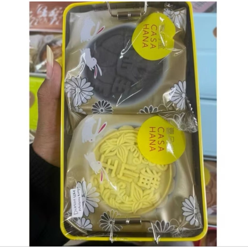 Kue Bulan Casa Hana | Moncake Rasa Durian Musangking Isi 2 Pcs