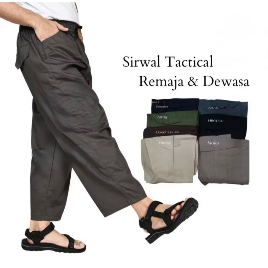 Model Terbaik Celana Sirwal Dewasa Pria Sirwal Tactical Panjang Sirwal Jumbo Laki laki