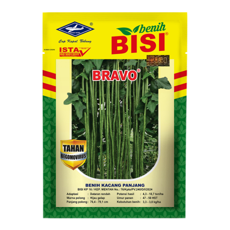 Benih Kacang Panjang Bravo 50gr Cap Kapal Terbang EXP 09 2026
