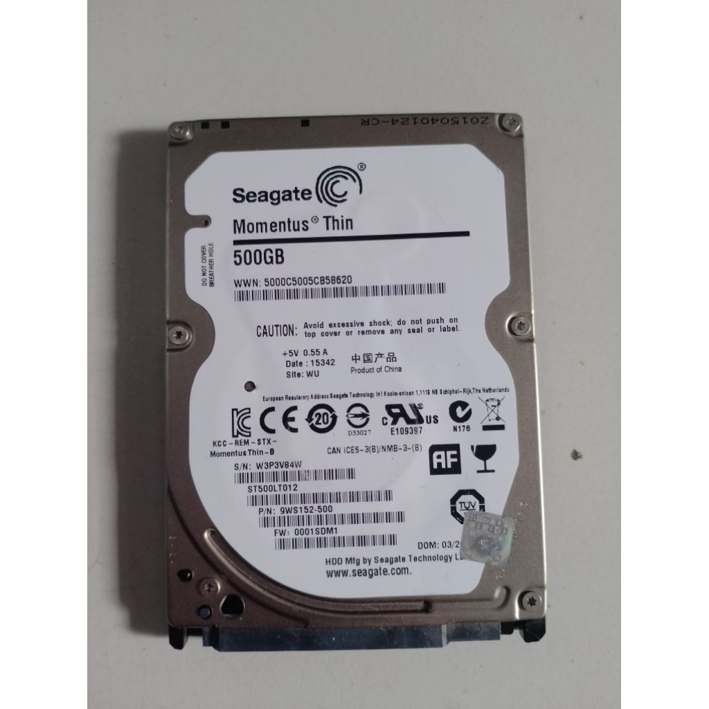 hardisk laptop slim kapasitas 500GB