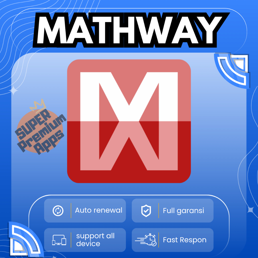 [1 Tahun] MATHWAY PREMIUM | Pemecah Masalah Aljabar | Full Garansi