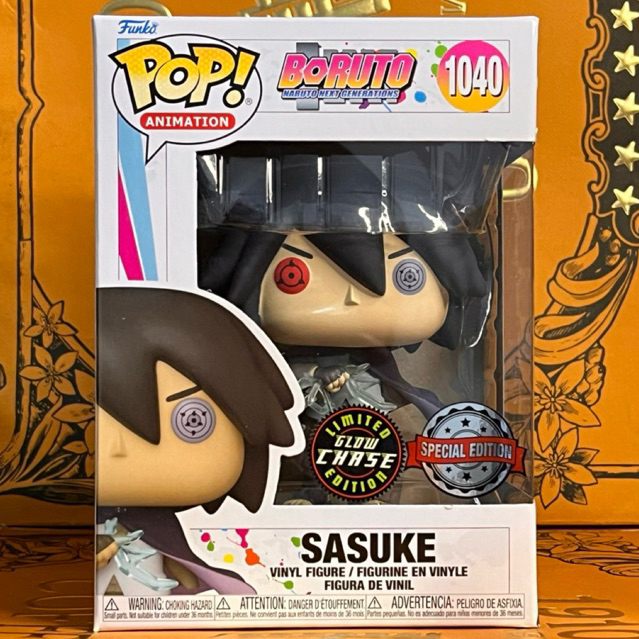 Funko Pop Animation: Boruto Naruto Next Generations - Sasuke [Limited GLOW CHASE Edition] SE #1040