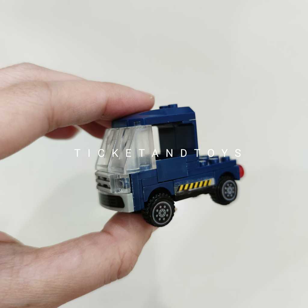 Dr Star Urban Vehicle Trailer Truck Bricks Mini Blocks Truk Trailer Mobil Mainan Lego