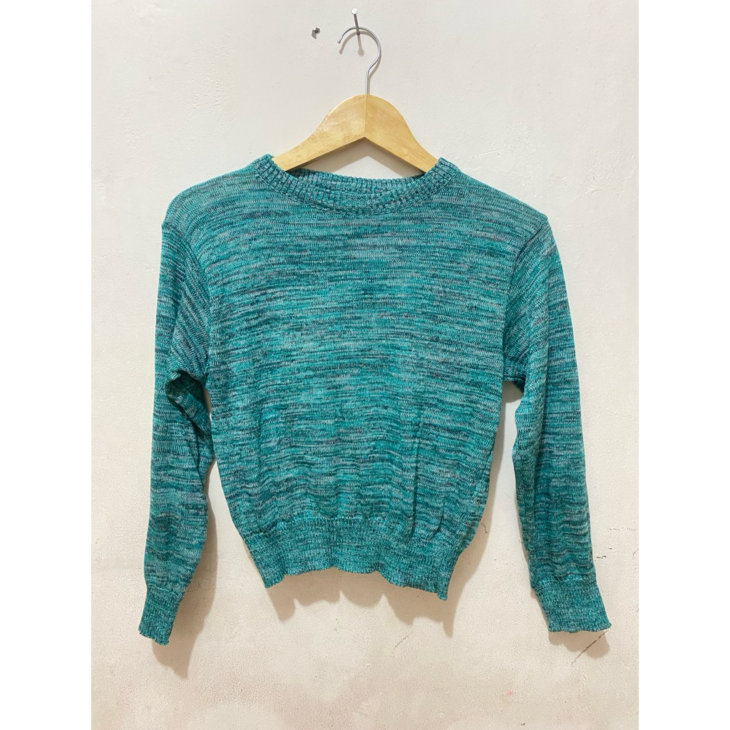 kaos crop top ijo tosca