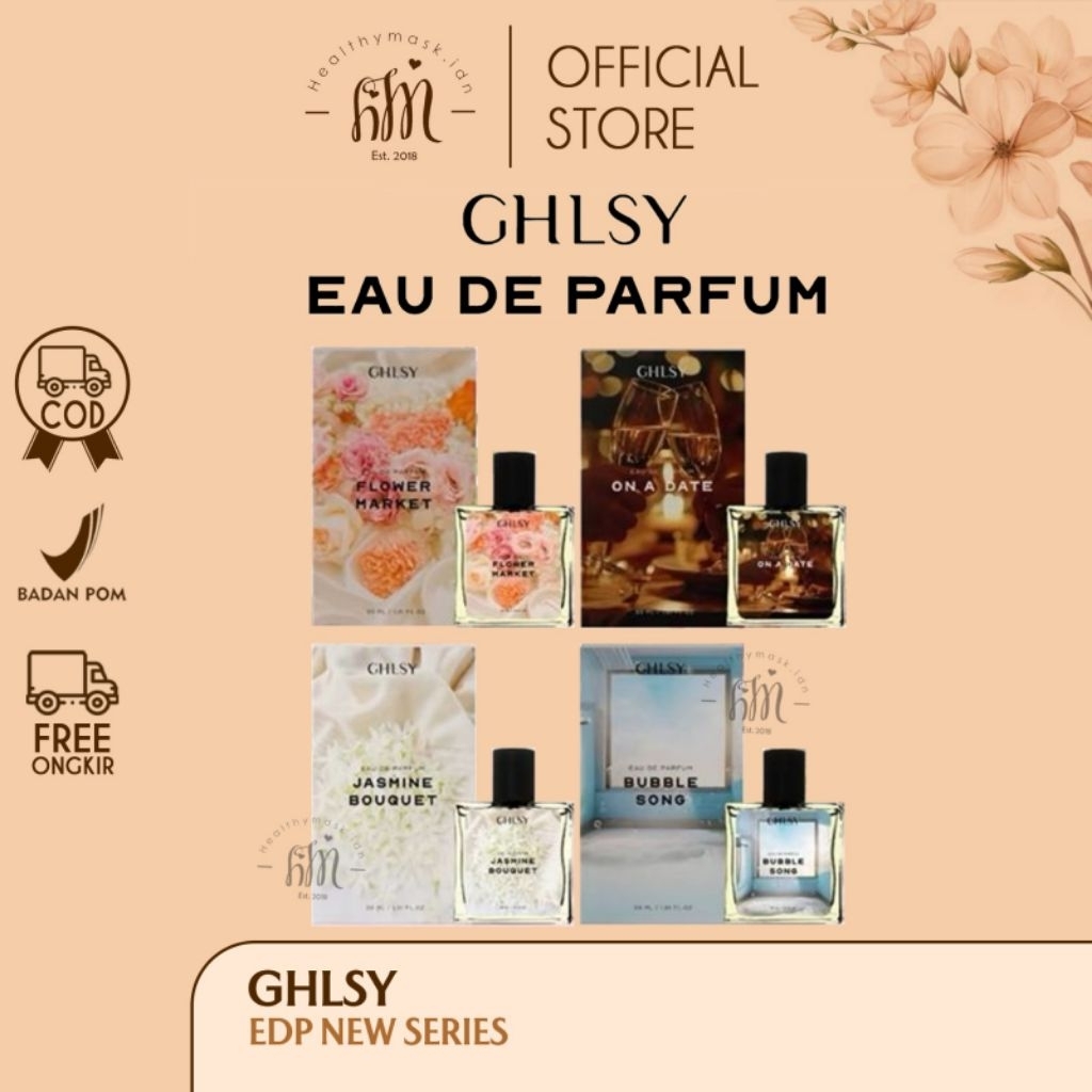 (DAPAT 2) GHLSY EAU DE PARFUME NEW SERIES PARFUM NETTO 30ML | BPOM H1278