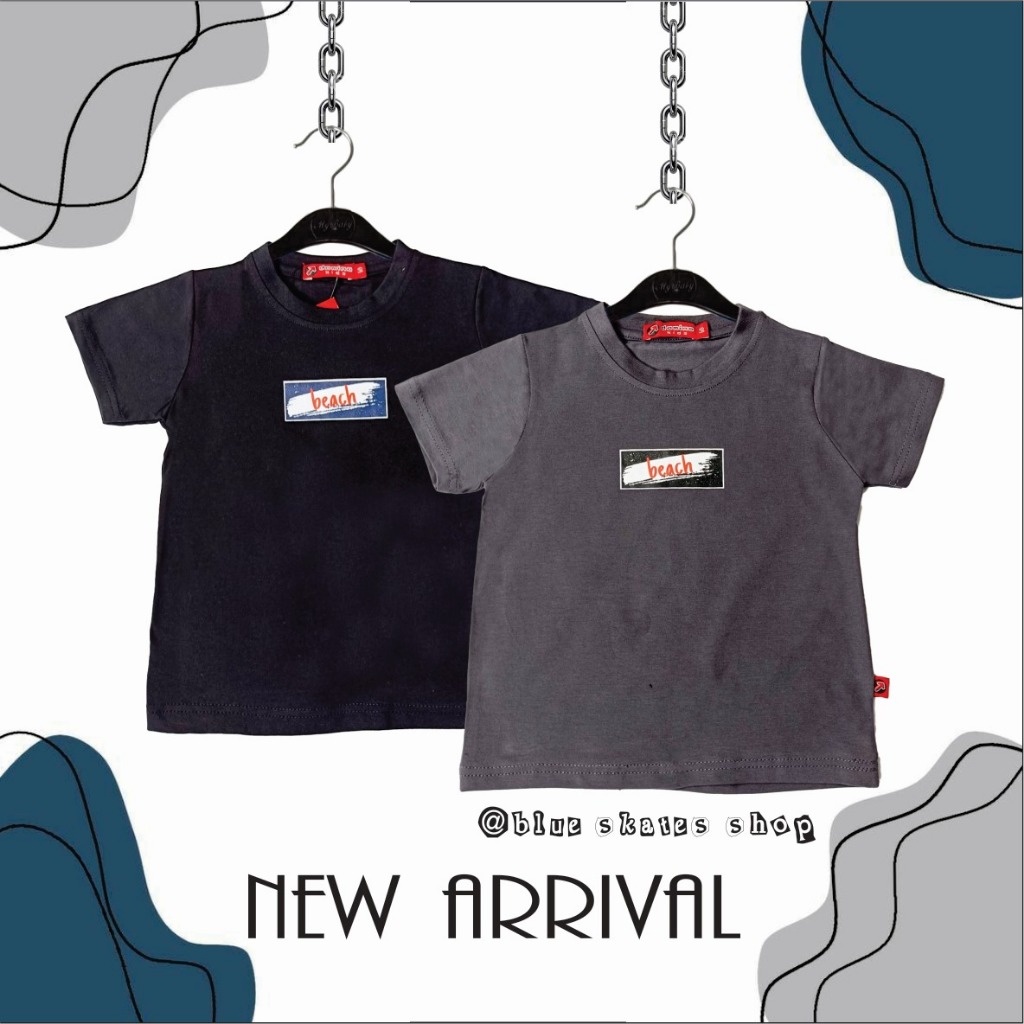 Baju kaos anak laki laki cotton spandek premium 1-6 tahun