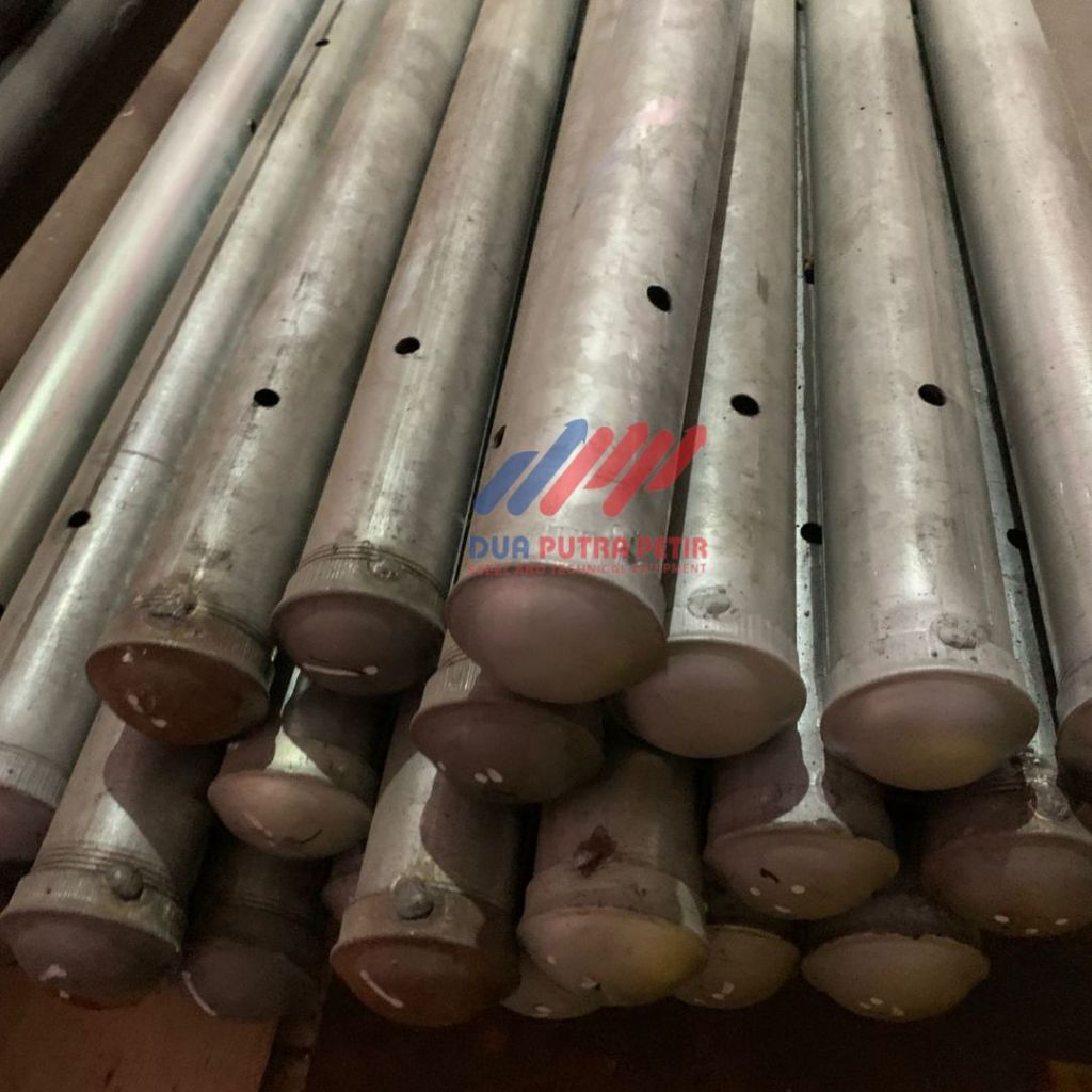 Tiang Pagar BRC 2 Inch x 175cm/225 Komplit Unclip dan Baut Aksesoris Pagar BRC