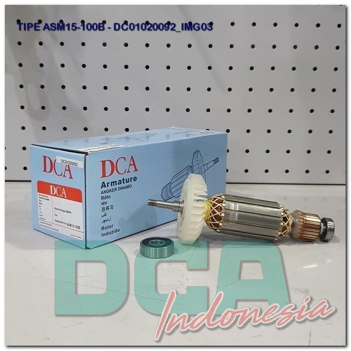 ARMATURE DCA ASM15-100B ANGKER GERINDA DCA ASM 15-100B ASM15 100B