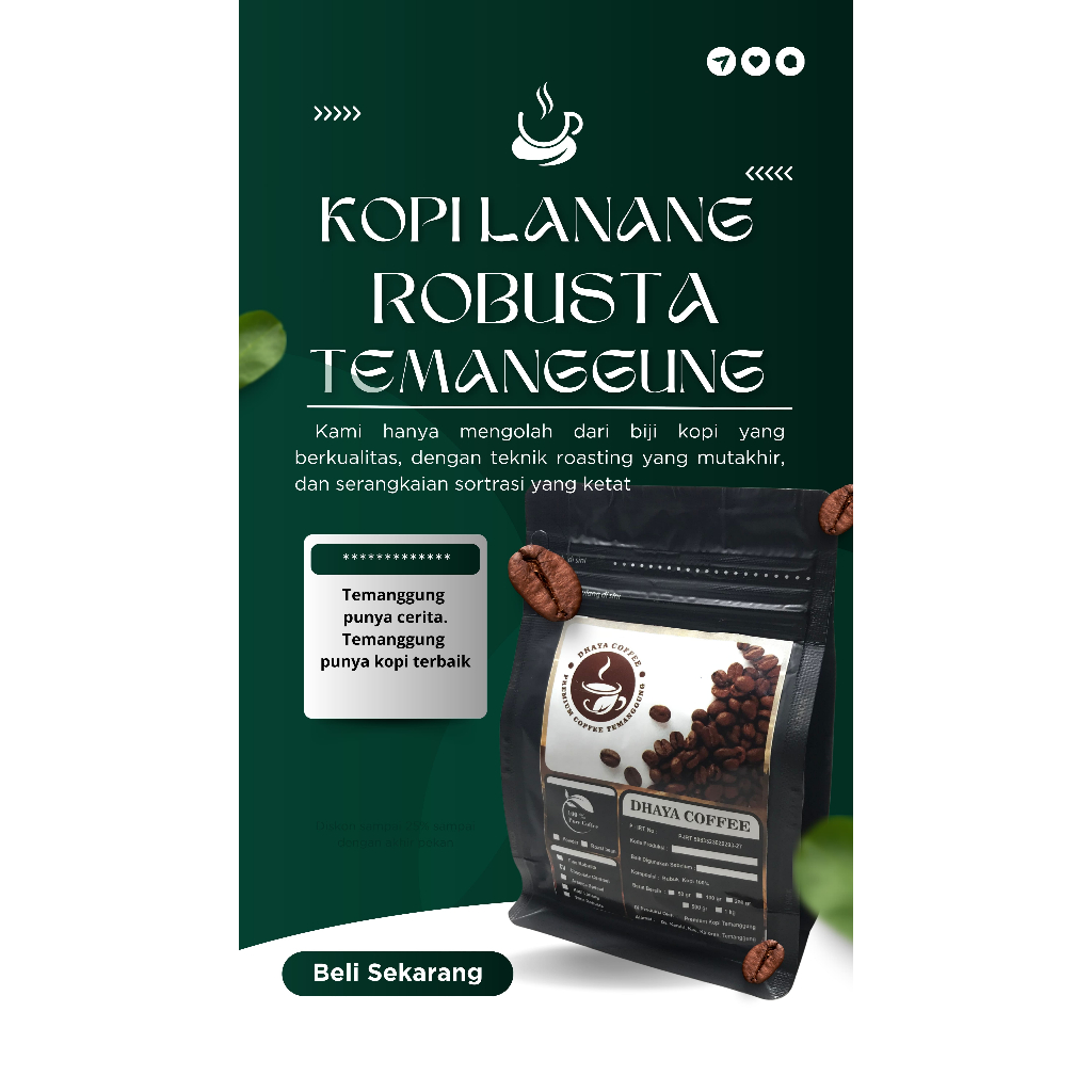 KOPI LANANG ROBUSTA TEMANGGUNG