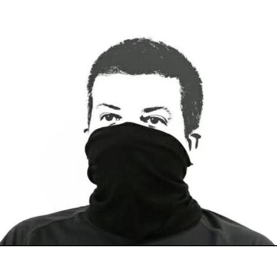 BUF Slayer Hitam Polos Masker Motor
