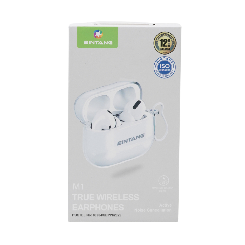 BINTANG M1 Earphone Earbuds In-ear TWS 5.3 Active Noise Cancellation HIFI Stereo Sound FULL BASS