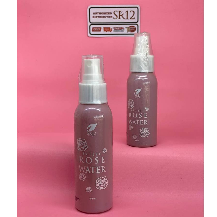 SETTING SPRAY SR12 NATURE SECRET WATER DAN NATURE ROSE WATER SR12 MELEMBABKAN WAJAH/ MEMBANTU MAKEUP