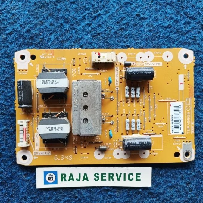 inverter tv panasonic TH-49DS630G balas ballast mesin backlight lampu