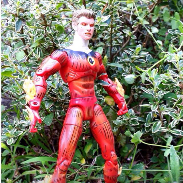 MARVEL LEGENDS FANTASTIC JOHNNY BLAZE TOYBIZ