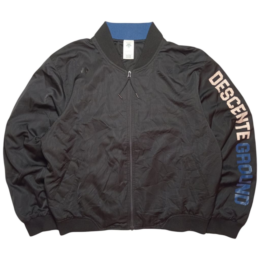 Jaket bomber descente pria wanita unisex lengan sablon vintage LD 108 Second