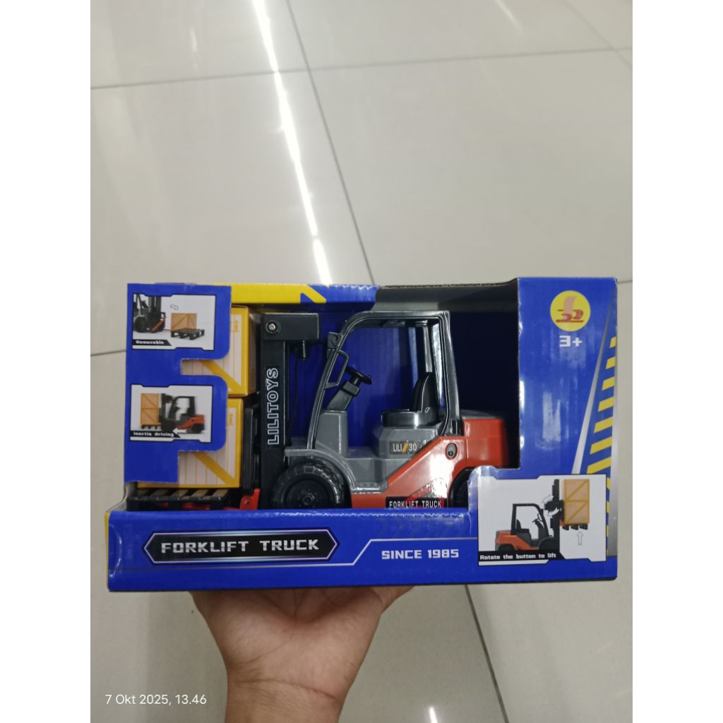 Mainan anak forklift/ truk forklift