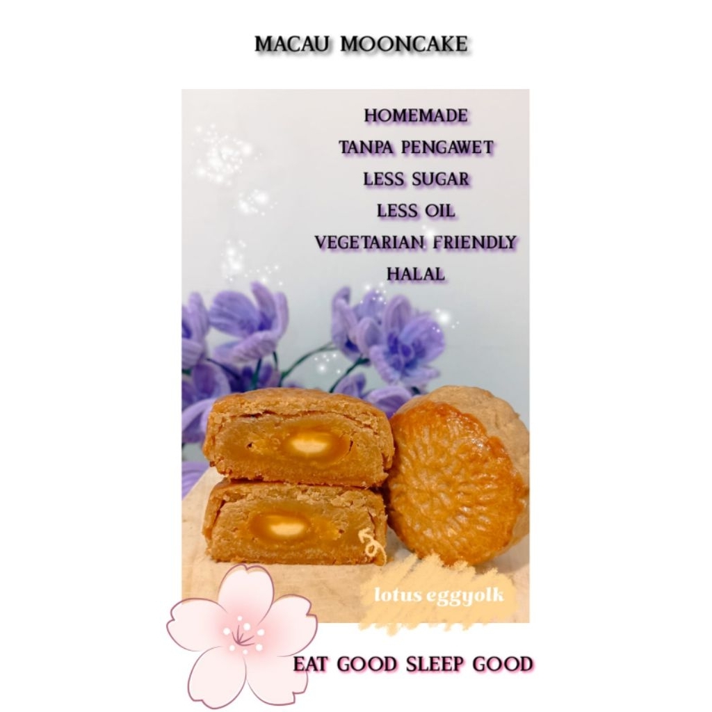 Mooncake tausa With Tray & plastik 125gr