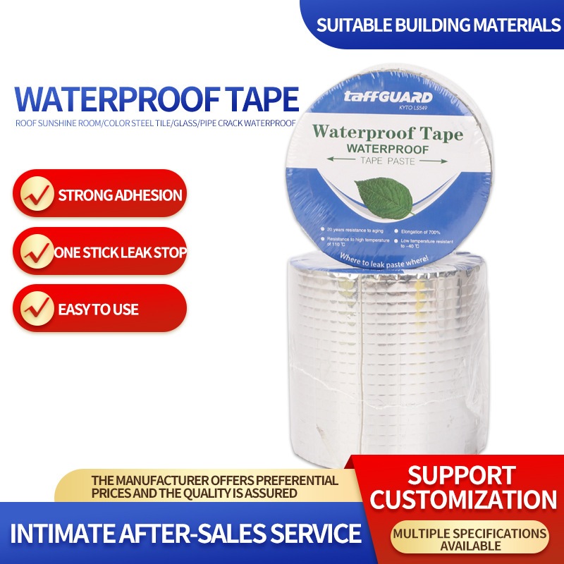 Lakban Anti Bocor Aluminium Foil Perekat Super Tape Waterproof Lebar 5cm-20cm Panjang 5m-10m