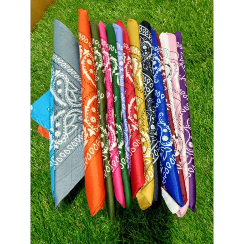 SLAYER BANDANA SYAL MOTIF BATIK PRINTING SEGI EMPAT UKURAN 53×53 CM