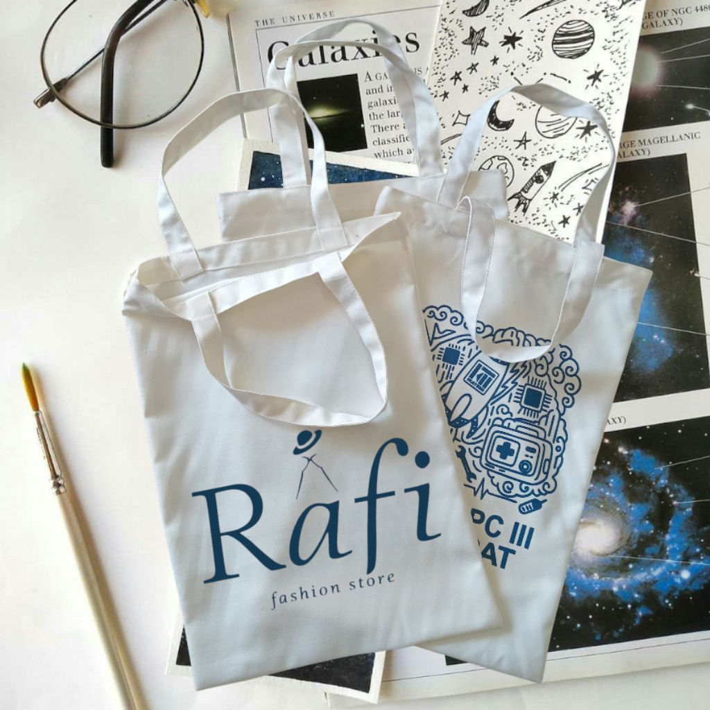 Totebag/Tas Canvas Drill Polos Harga Termurah BisaBuat Ecoprint Souvenir Redy Stock