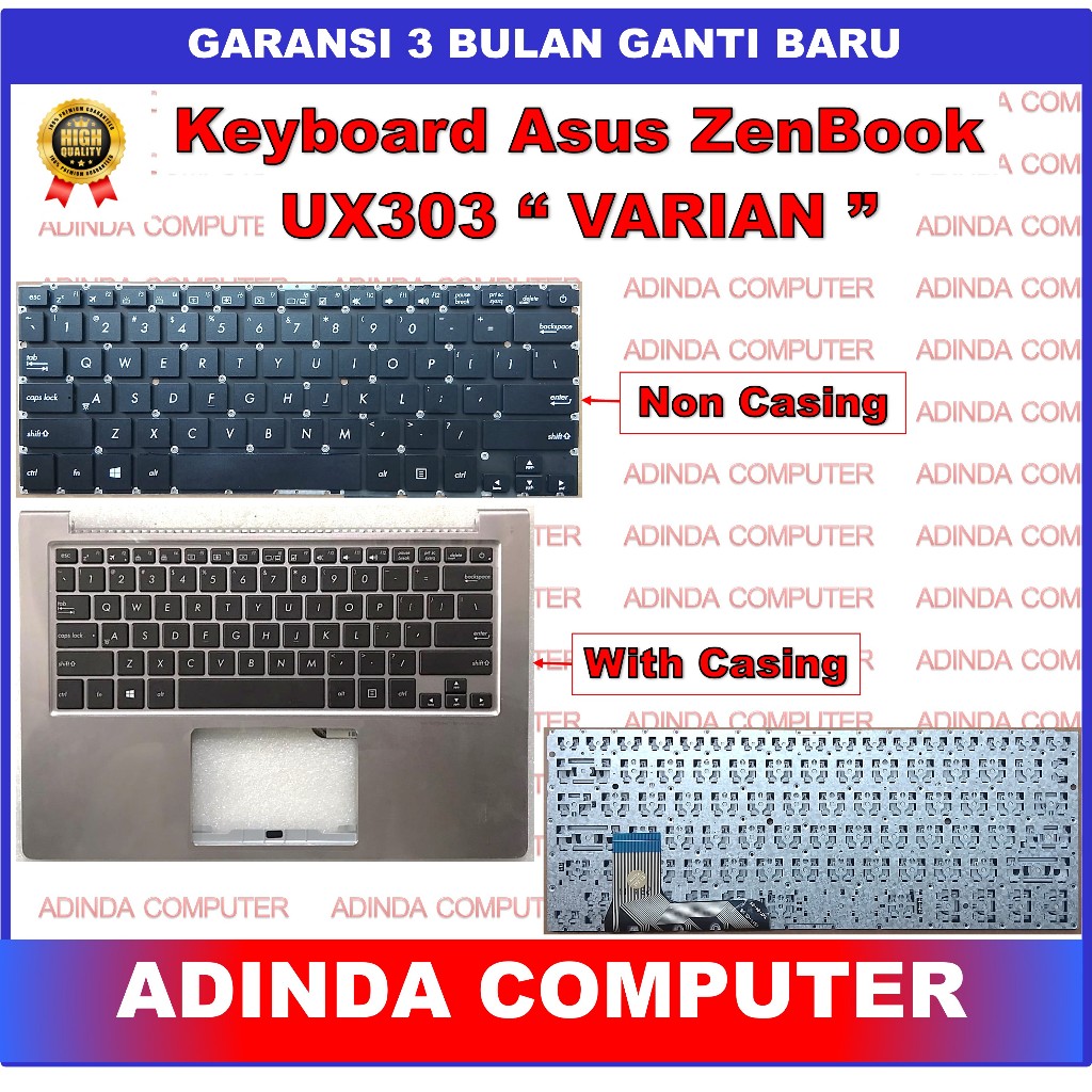 Keyboard Asus ZenBook UX303 UX303ln UX303u UX303ua UX303ub U303 U303L