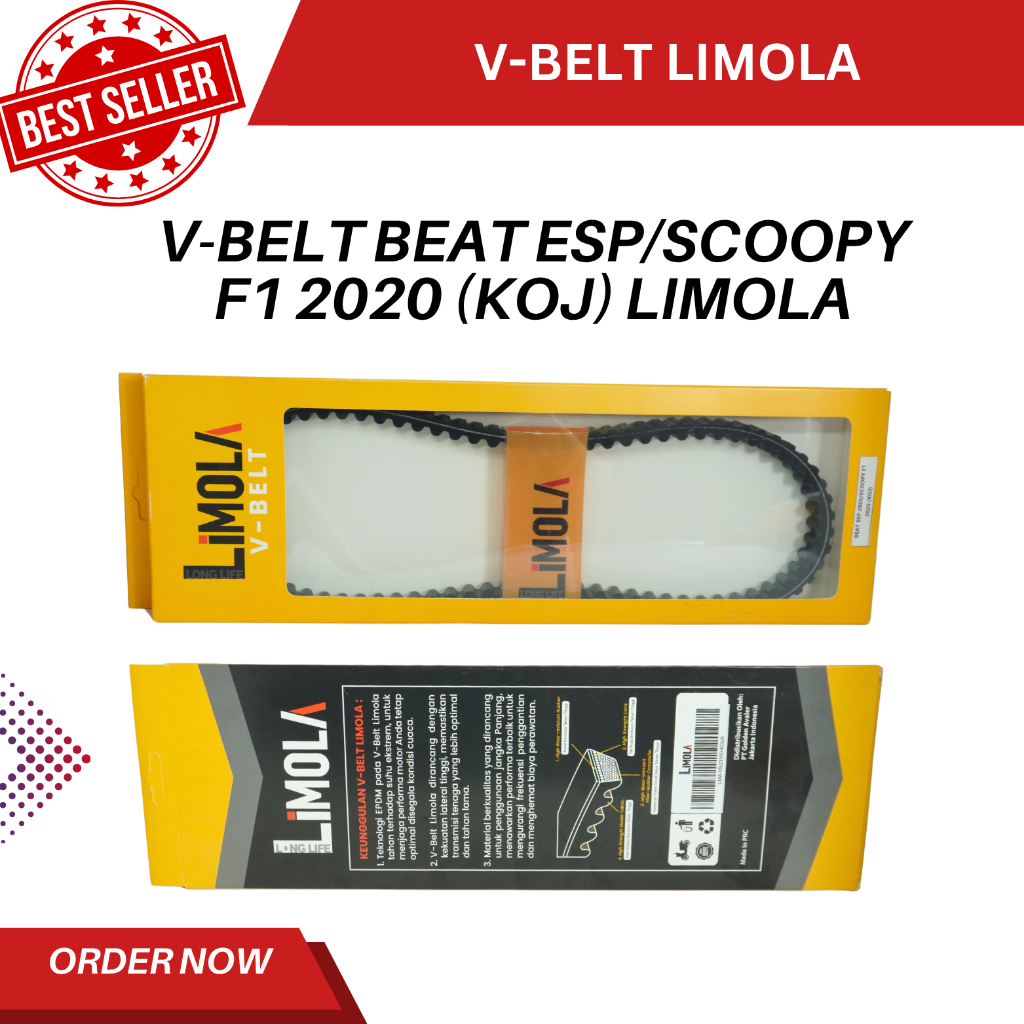 VANBELT / V-BELT BEAT ESP 2020 / SCOOPY FI 2020 / GENIO (KOJ) LIMOLA