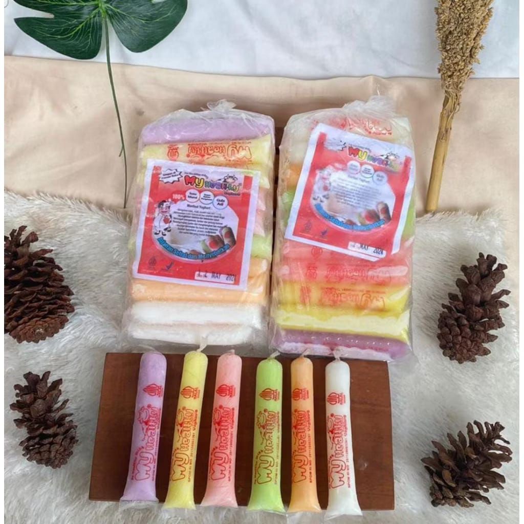 YOGHURT Yogut Yogurt Es Lilin Stik  Stick MY HEALTHY healty helti helty mini ISI 30 minuman jajanan 