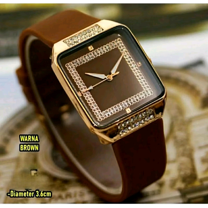 JAM TANGAN WANITA RUBBER TERBARU 2023 KEKINIAN MURAH CEWEK