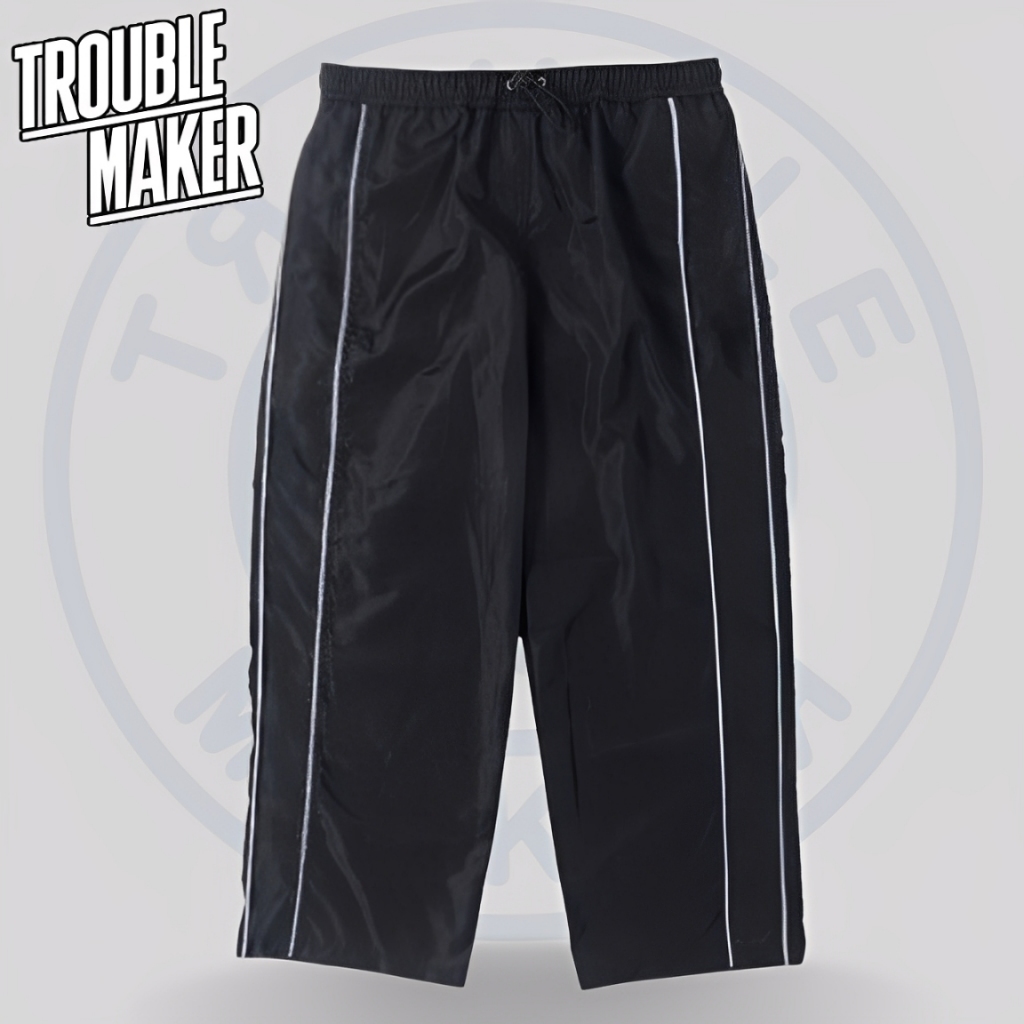 CELANA PARASUT PANJANG STRIP/ CELANA PARASUT PANJANG HITAM/ CELANA PARASUT STRIP/ BAGGY PANTS PARASU