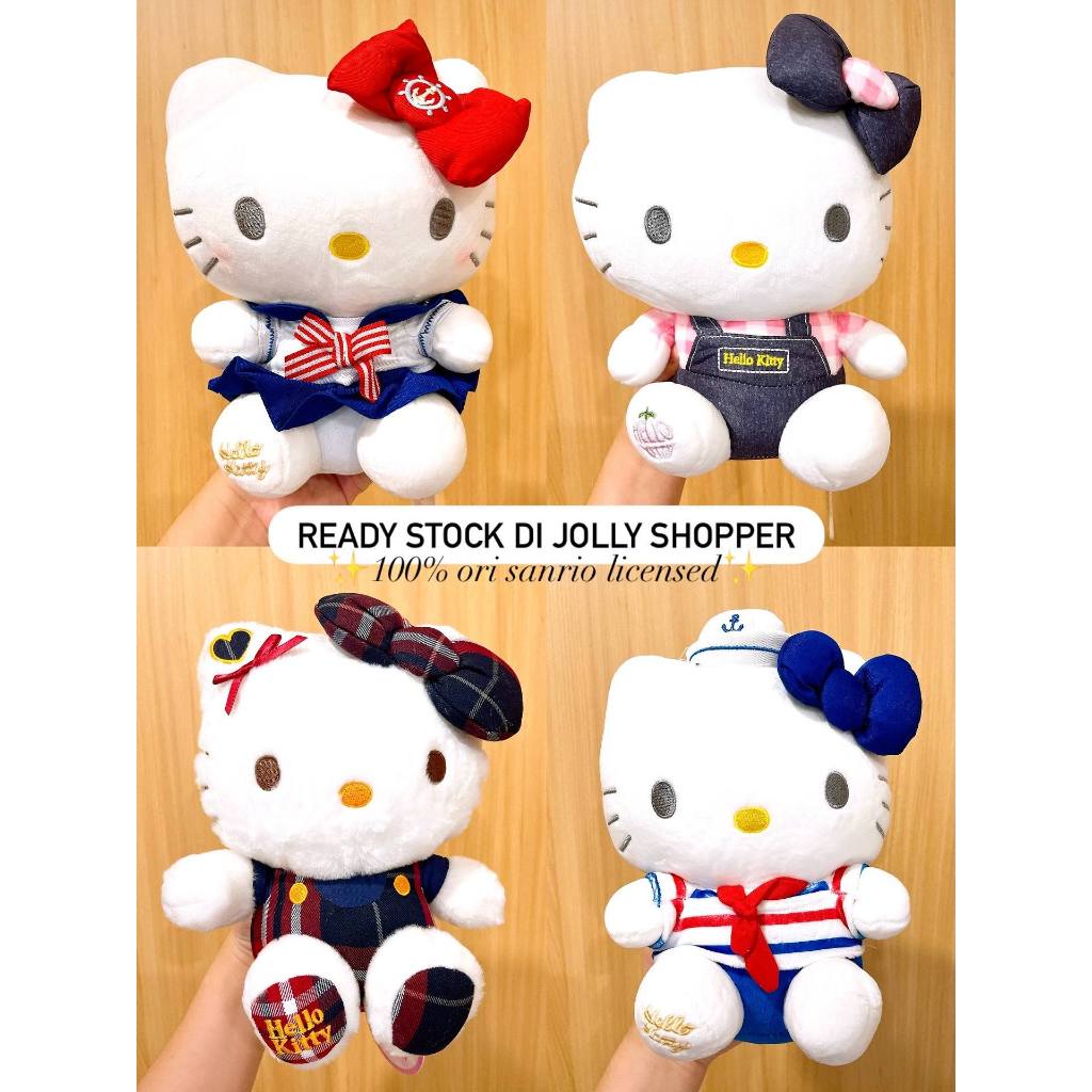 [READY STOCK] Sanrio Licensed Jumbo Hello Kitty Outfit Series Plush Boneka Mainan (Red Sailor / Deni