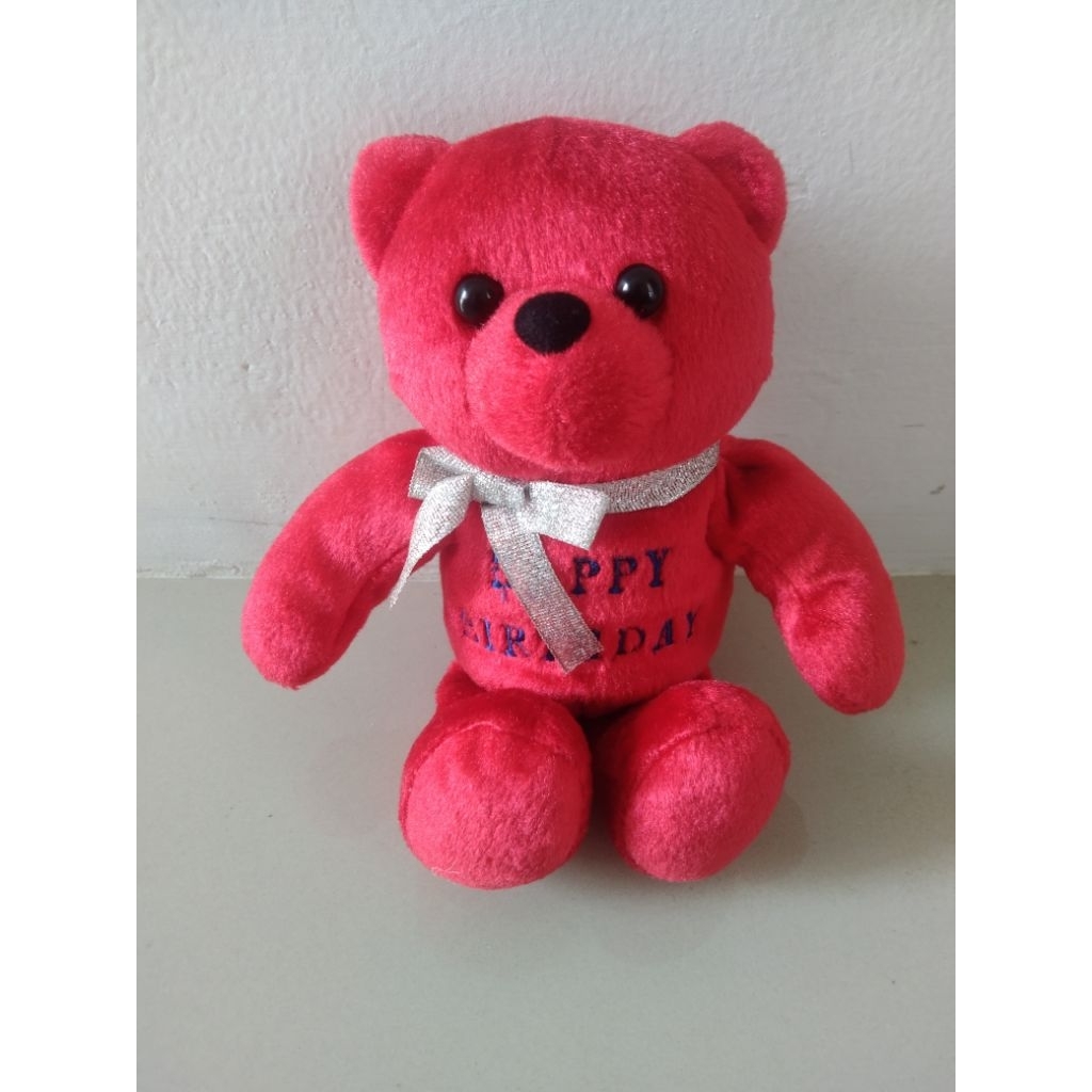 boneka teddy happy birthday
