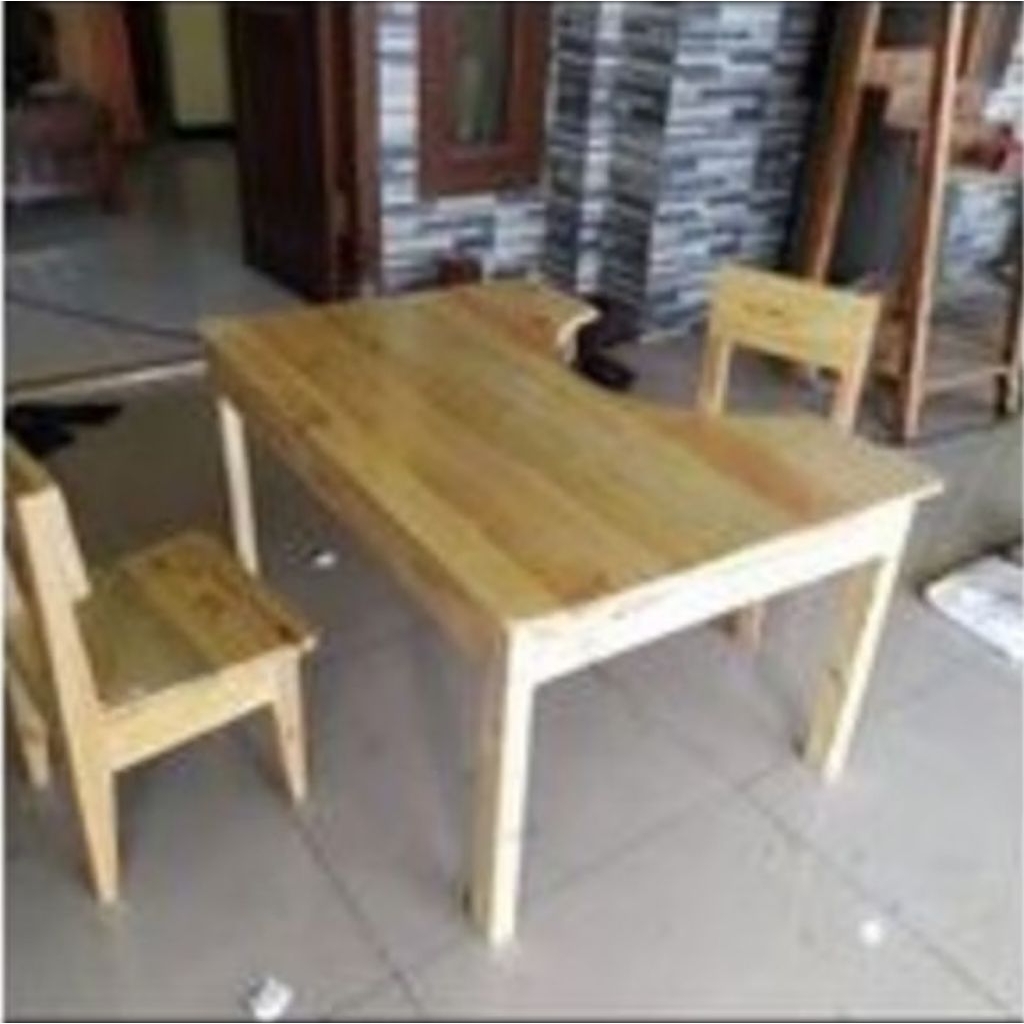 1 Set Meja Kursi Anak | Kursi Sandaran Anak-Anak | Kursi Sandaran | Kursi Sandaran Bayi | Kursi Sand