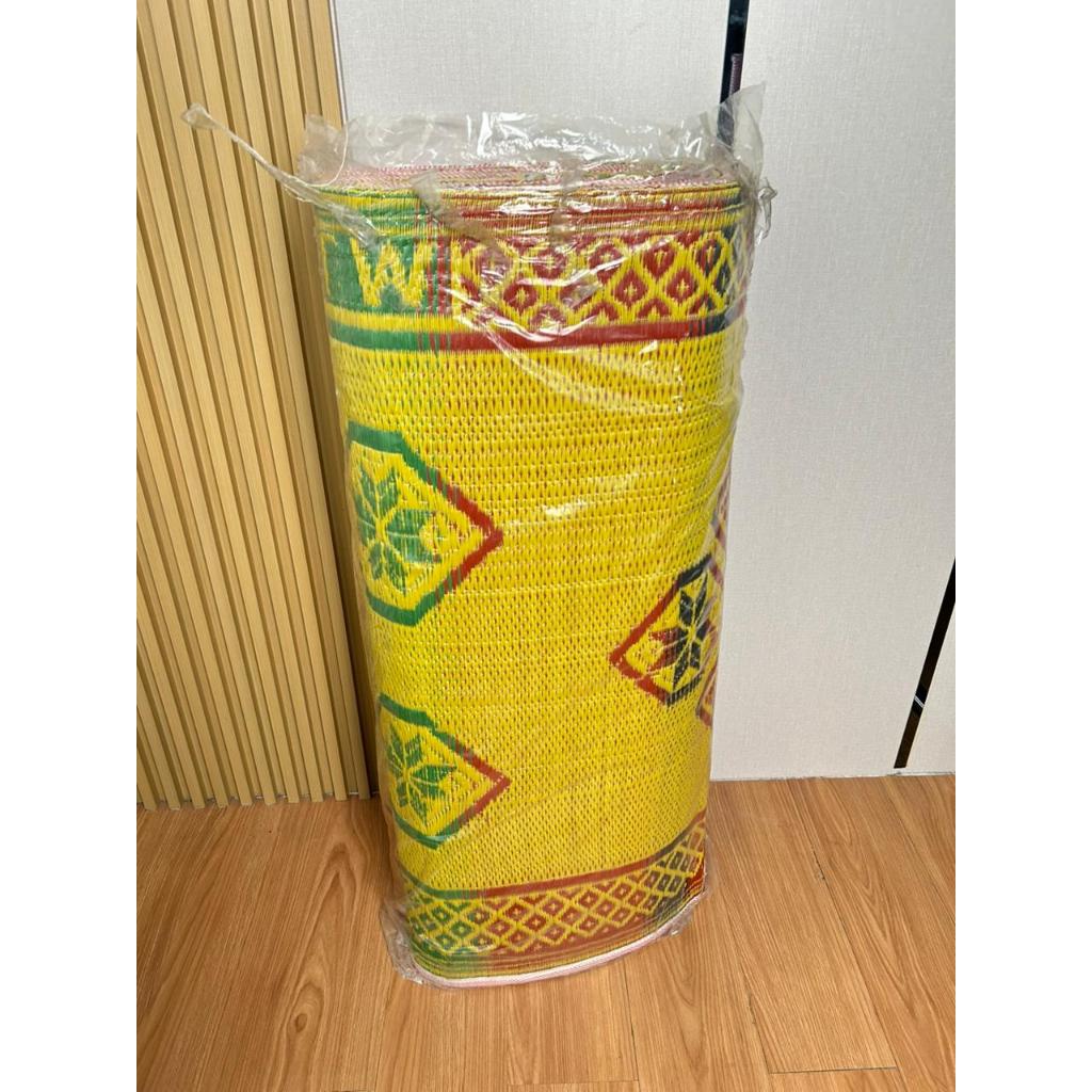 Tikar lipat PLASTIK RENDA SWALLOW 3X6 meter jumbo anyaman super tebal dekorasi ruangan