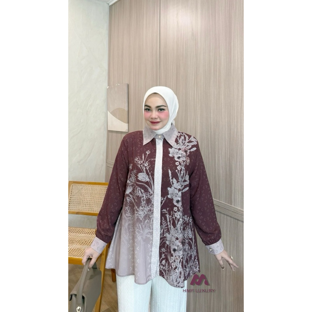 Atasan HMf luxury / sandrina shirt hmf luxury / Hmf luxury / sandrina hmf / atasan hmf luxury