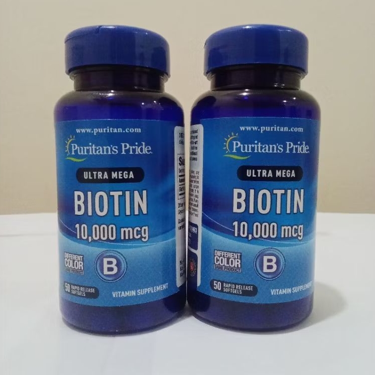 Puritan's Pride Ultra Mega Biotin 10000 Mcg 50 Count
