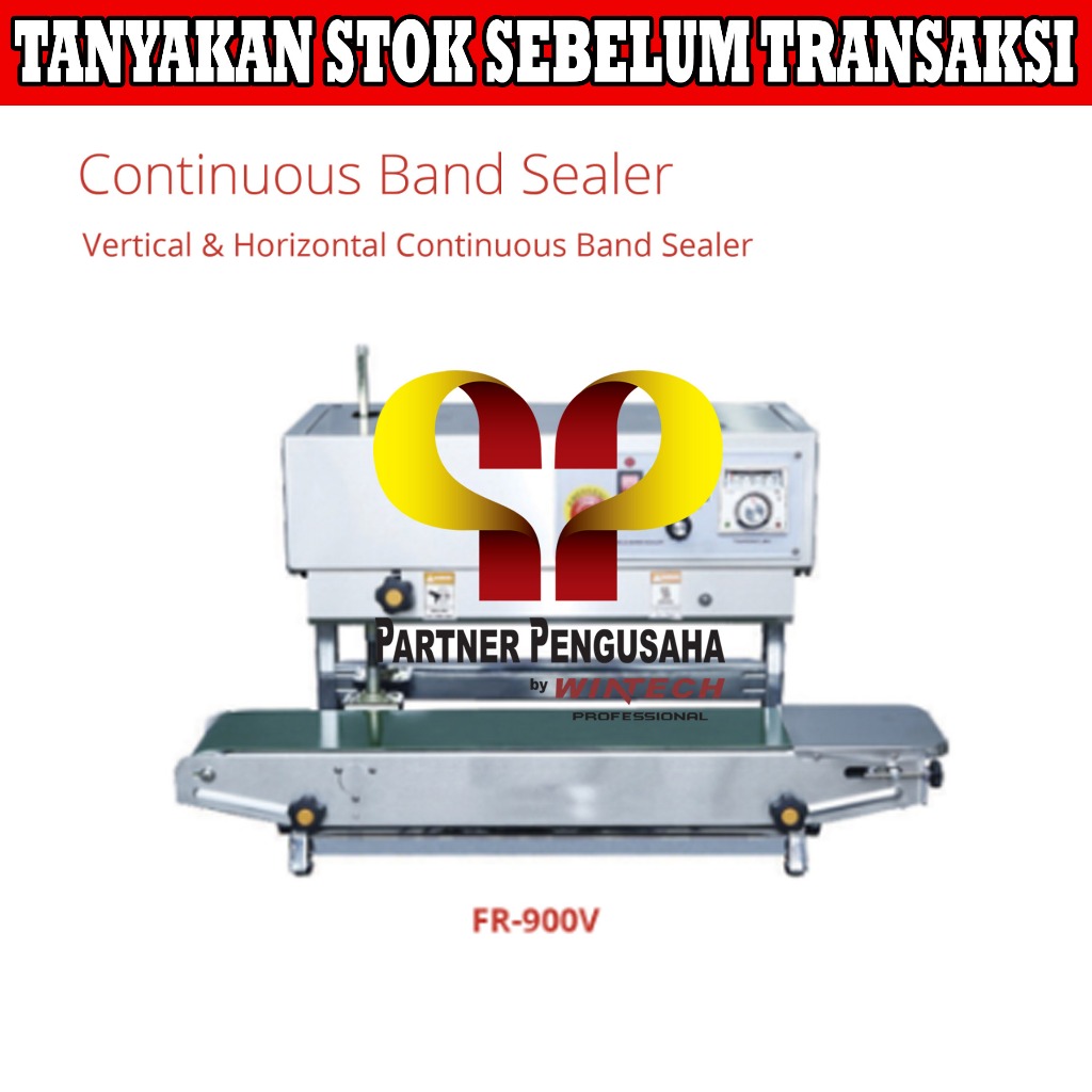 GETRA FR-900V CONTINUOUS BAND SEALER / VERTICAL & HORIZONTAL CONTINUOUS BAND SEALER / MESIN SEALER /