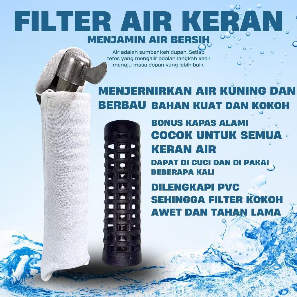 LR JAYA - FILTER AIR KERAN SARINGAN PENJERNIH AIR / FILTER KERAN AIR / FILTER PENYARING AIR KOTOR / 
