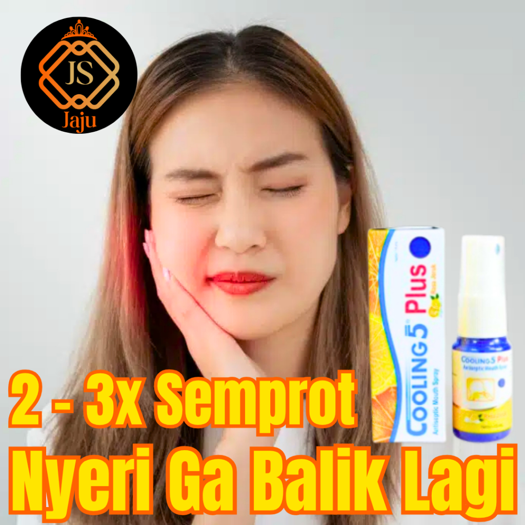 Obat Sakit Gigi Berlubang Sariawan Gusi Bengkak Penyegar Nafas Bau Mulut Cooling 5 Plus Mouth Spray
