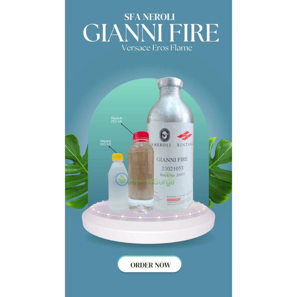 GIANNI FIRE SFA NEROLI REPACK 50ML & 100ML
