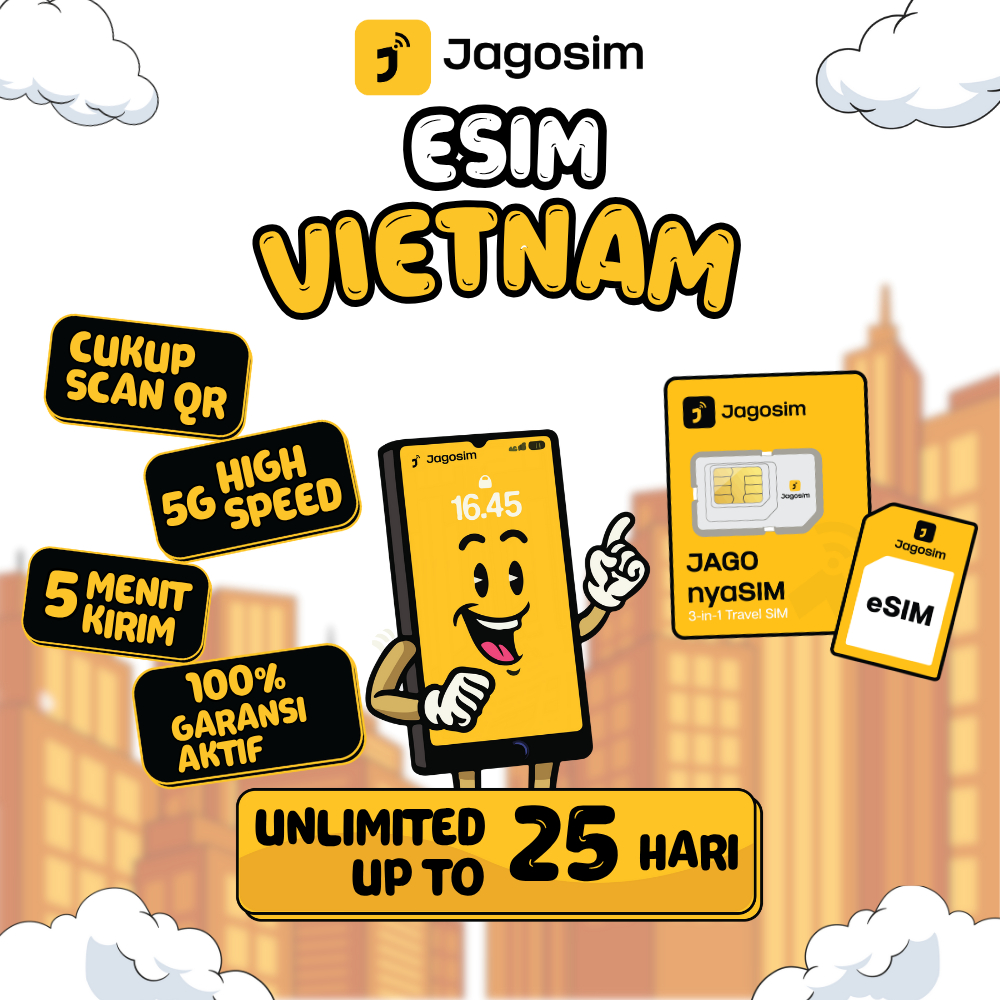 eSIM Vietnam Unlimited | eSIM Roaming | eSIM Vietnam | Jagosim eSIM Unlimited