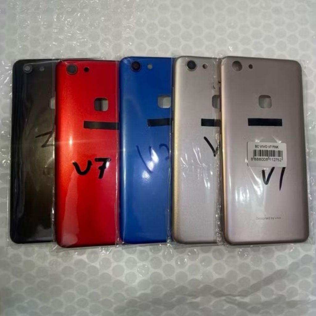 Back Casing Cover BackDoor Tutup Belakang BackDoor Kesing HP VIVO V7 / VIVO 1718 + Tombol