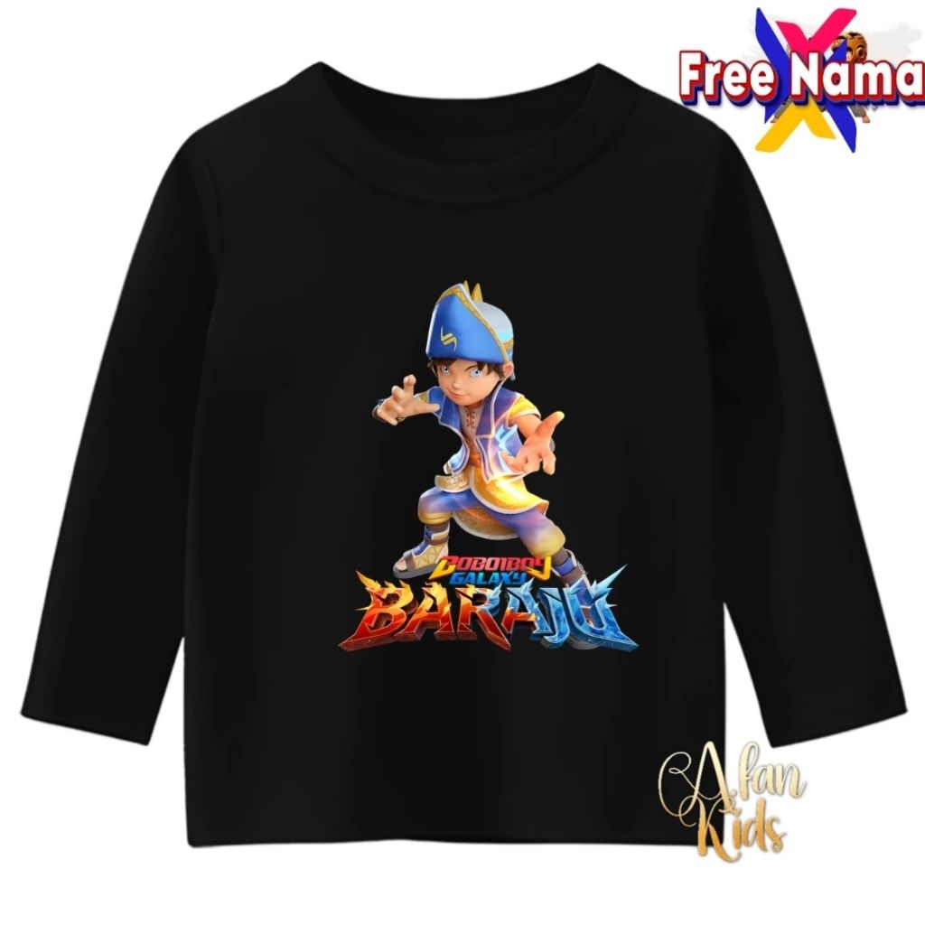 BAJU BOBOIBOY GALAXY BARAJU KAOS ANAK LENGAN PANJANG