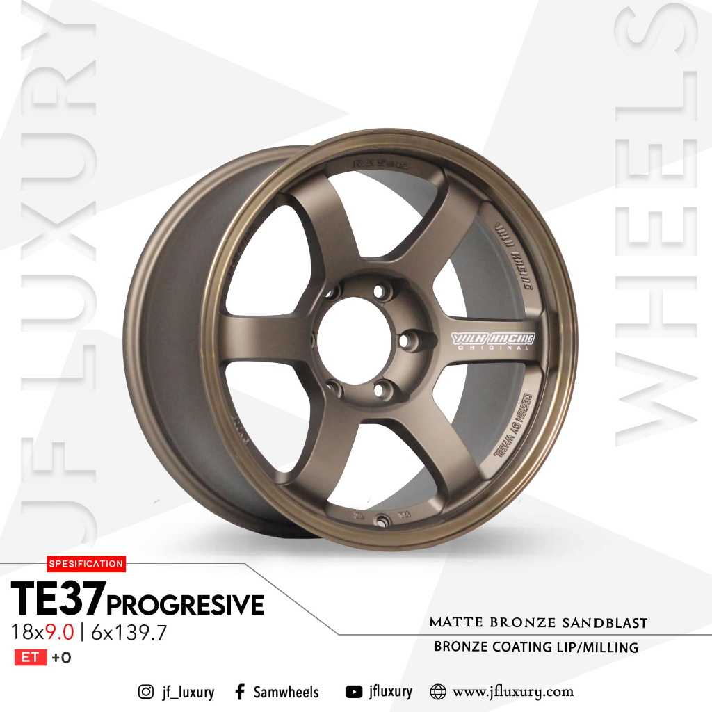 Velg JF LUXURY Type TE37 PROGRESSIVE  RING 18 PCD 6x139.7