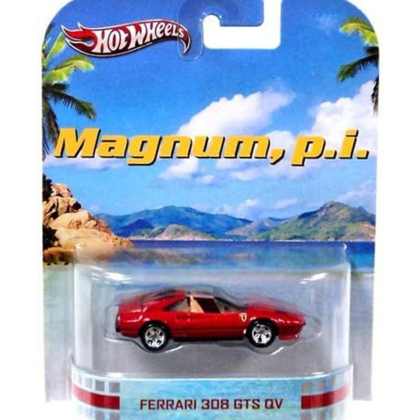 Hot Wheels Retro Magnum Pi Ferrari 308 GTS Red