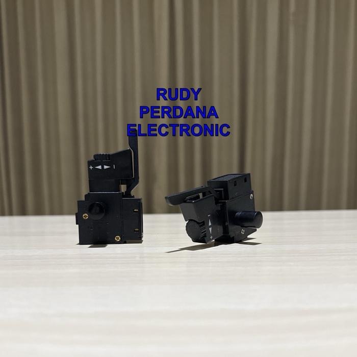 SWITCH TOMBOL PENCETAN MESIN BOR DRILL LISTRIK TANGAN BOLAK BALIK FA2-6/1BEK 10MM 10 MM 4P 4 PIN 4A 