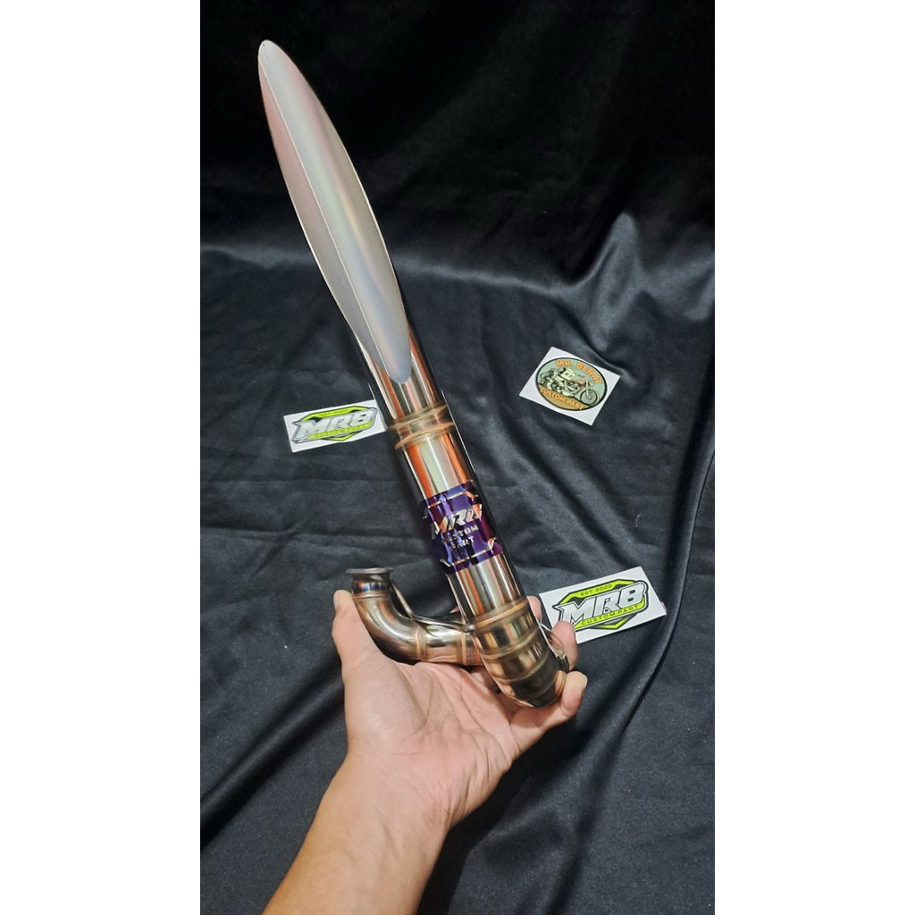 Knalpot Spray ZK 49cc / Mini GP Model Runcing Original by Mr. Berat