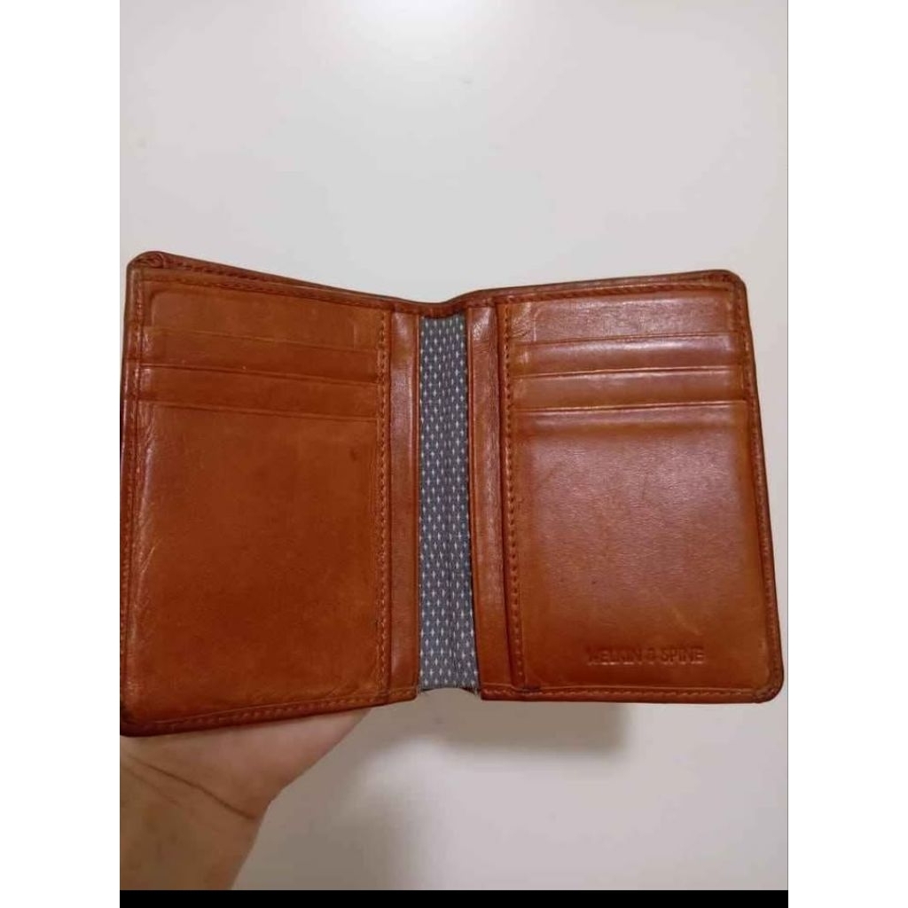 Dompet Pria Welkin and Spine kulit asli
