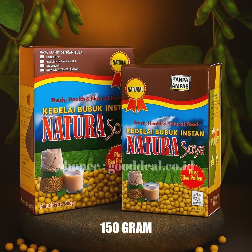 Susu Kedelai Bubuk GROSIR Susu Kedelai Natura Bubuk 150 Gram Susu Soya Natura Susu Kedelai Tanpa Pen