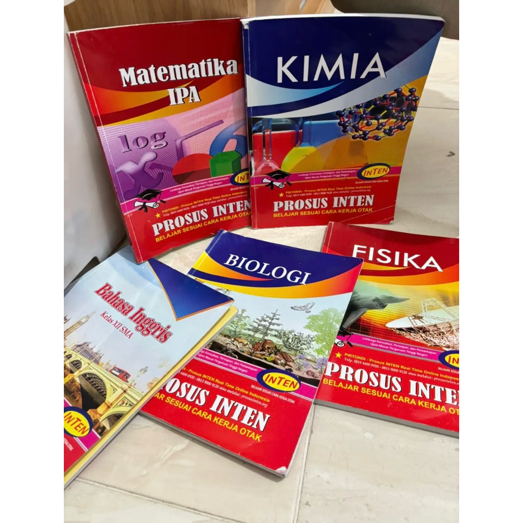 PRELOVED BUKU INTEN/MODUL INTEN THN 2025